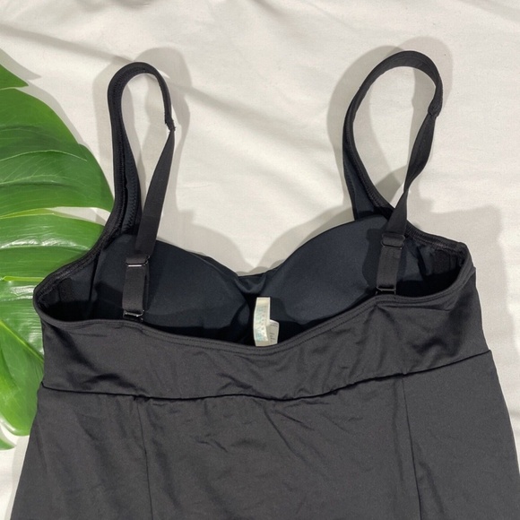 NEW Sea Level Skirted Dress One Piece‎ Swimsuit in Black [ 6 US ] - Picture 10 of 12